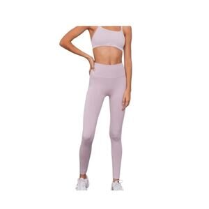 SET Active Sculptflex Leggings 7/8 Length Sugar Light Purple Gray Color Size XL